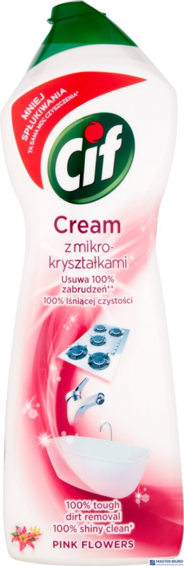 CIF Mleczko czyszczące 780ml Pink mikrokryształki 809828