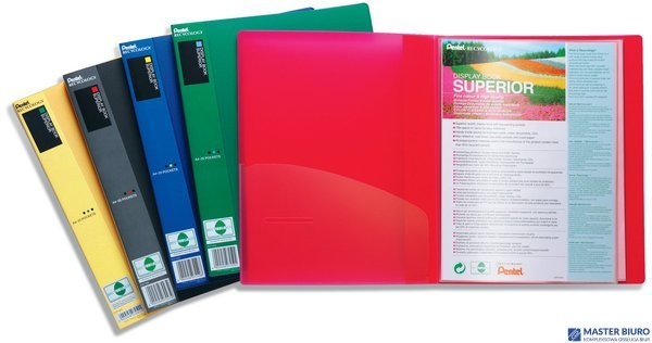 Album ofertowy SUPERIOR, 20 kieszeni czerwony DCF142-B PENTEL