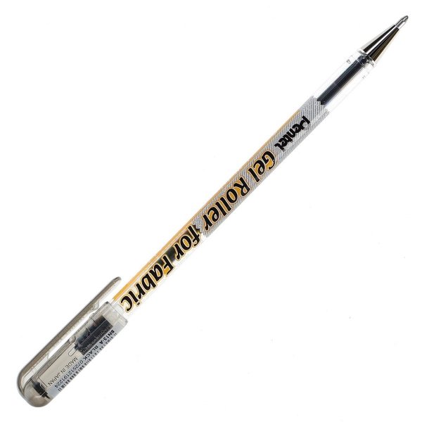 Długopis żelowy do tkanin 1,0mm czarny BN15-A PENTEL