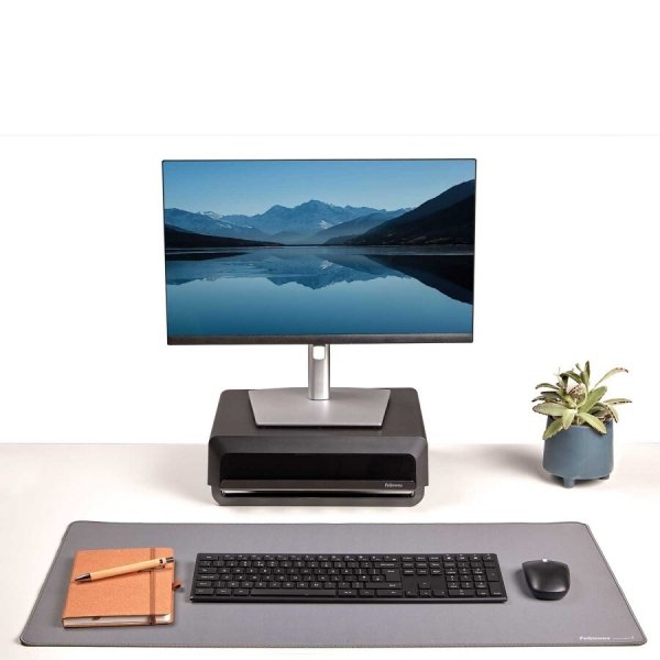 Podkładka na biurko Breyta, szara 80x40cm 100139321, Fellowes