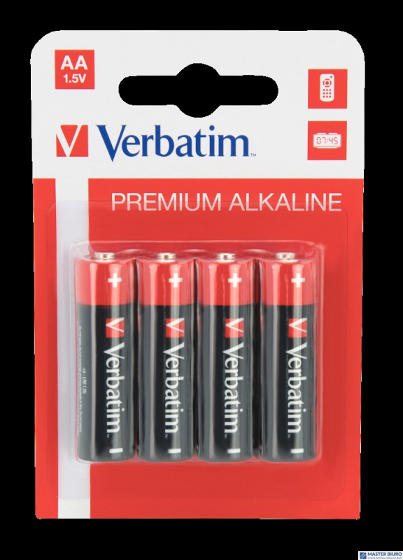 Baterie VERBATIM ALKALICZNE LR06 AA BLISTER 4szt. 49921