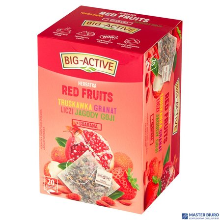 Herbata BIG-ACTIVE RED FRUTIS 20 kopert/45g owocowo-ziołowa