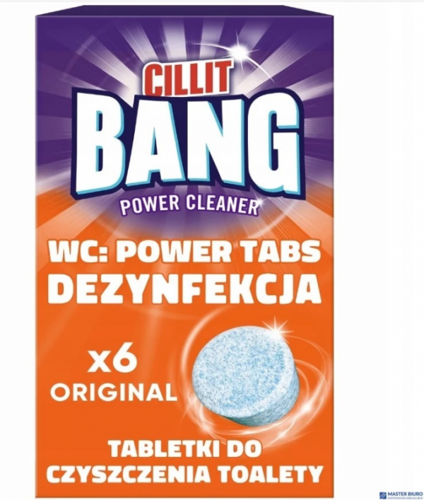CILLIT BANG Tabletki do czyszczenia toalety WC  6 szt. Orginal