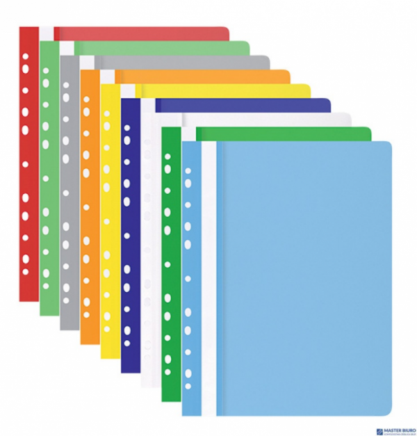 Skoroszyt , PP, A4, miękki, 100/170mikr., wpinany, zielony, typu OFFICE PRODUCTS 21104121-02