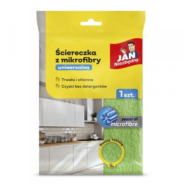 JAN NIEZBĘDNY Ściereczka z mikrofibry, uniwersalna, 284224