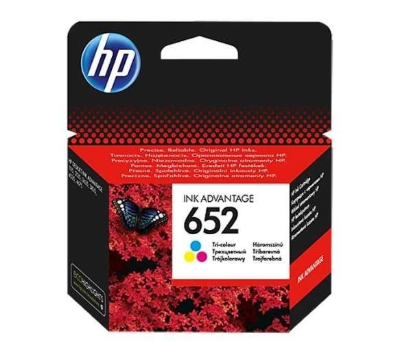 Tusz HP 652 (F6V24AE) kolor 200str 1115/2135/2136/3635/3835/4675