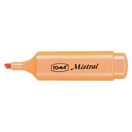 Zakreślacz MISTRAL PASTEL, szeroka końcówka 1-5mm, pomarańczowy TO-334 Toma (X)