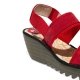Sandały Fly London YACO 416 Lipstick Red Cupido P501416001
