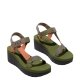 Sandały Fly London YEFA 726 Grey/Multicolor/Brick Cupido/Elastic P144726015