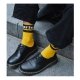 Skarpety Dr. Martens SOCKS  ATHLETIC LOGO Organic Cotton Blend Yellow AC681700