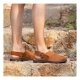 Buty z odkrytą piętą El Naturalista N5871 ARENISCA skórzane czarny