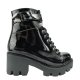 Botki Altercore ENID Vegan Black Patent