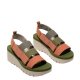 Sandały Fly London YERE 847 Army Green/Multicolor/Army Green Cupido/Elastic P144847009