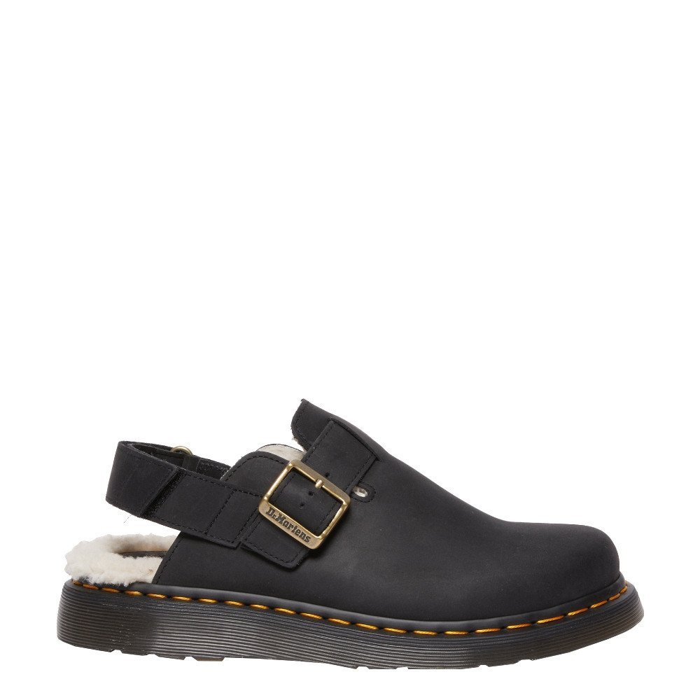 Klapki Dr. Martens JORGE II Faux Fur Black Archive Pull Up 31264001