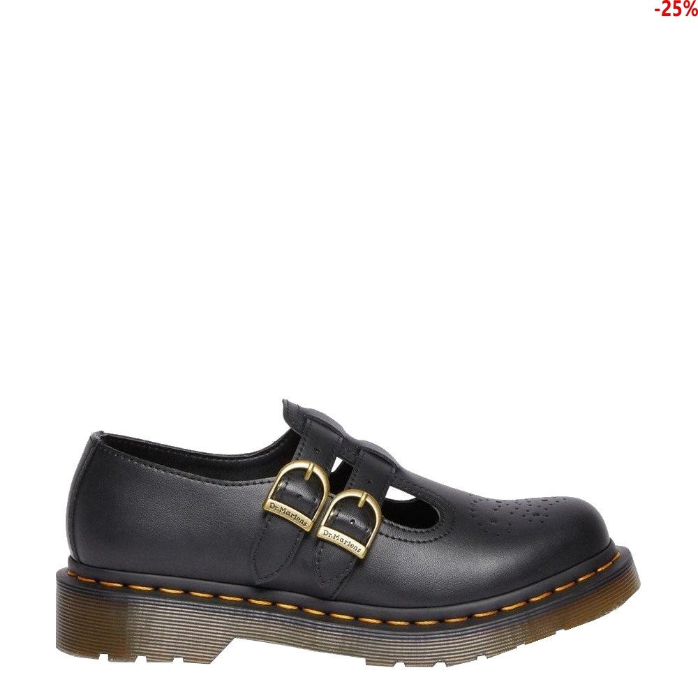 Półbuty Dr. Martens 8065 MARY JANE Black Felix Rub Off VEGAN 30746001