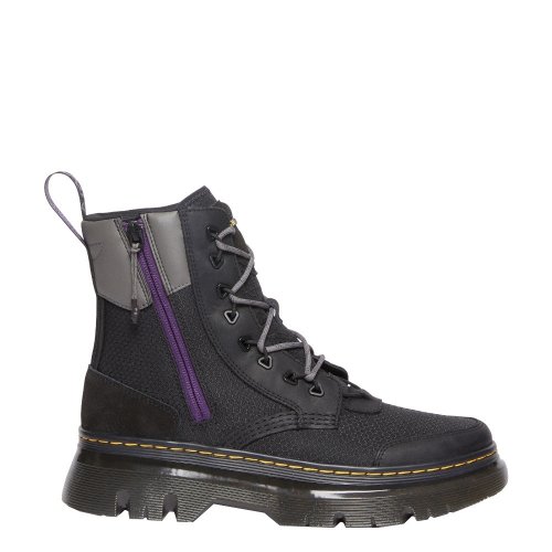 Buty Dr. Martens TARIK ZIP Black Purple Waxed Full Grain & Black 40/60 Recycled 31152001
