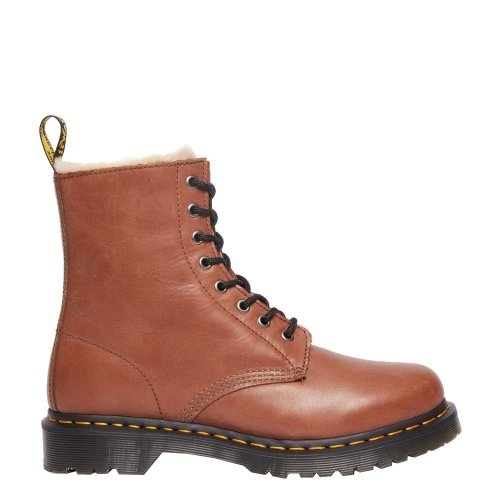 Buty Dr. Martens 1460 SERENA Tan Farrier 27782225 Ocieplane