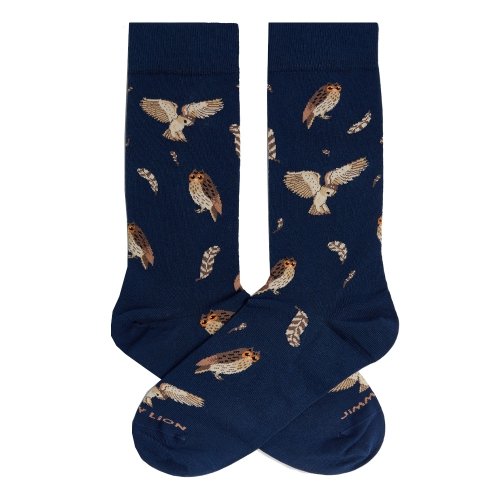 Skarpety bawełniane Jimmy Lion NIGHT OWL niebieski