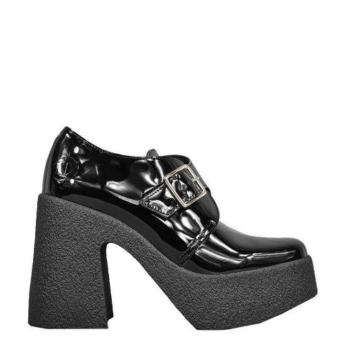 Półbuty Altercore RACHEL Black Patent Vegan 