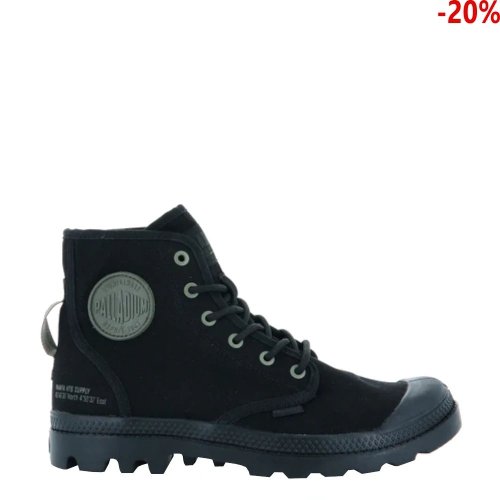 Trapery Palladium PAMPA HI HTG SUPPLY Black/Black 77356-001