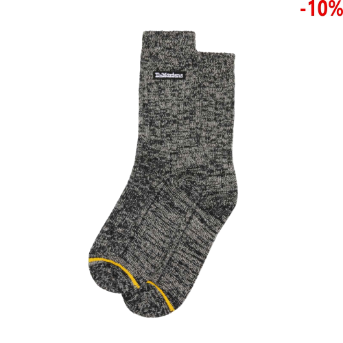 Skarpety Dr. Martens MERINO SOCKS Wool Blend Black AD060001