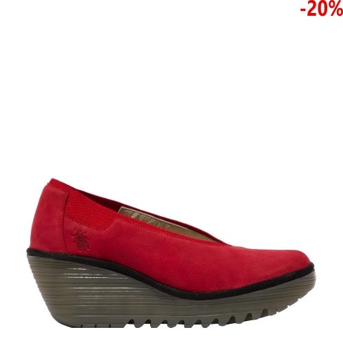 Czółenka Fly London YOZA Lipstick Red Cupido P501438001