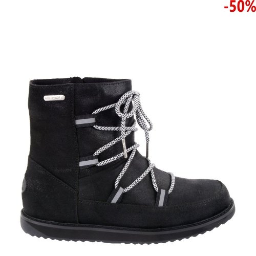 Buty Emu AUSTRALIA RUTLEDGE Black Noir W12040 WATER RESISTANT Ocieplane