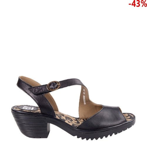 Sandały Fly London WYNO 023 Black Mousse P501023000