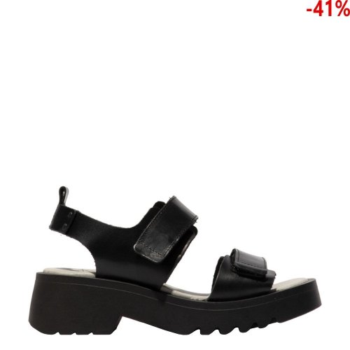 Sandały Fly London MEKA 857 Black Bridle P144857000