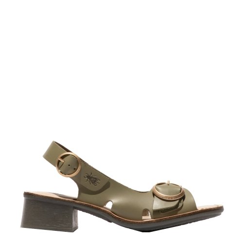 Sandały damskie Fly London EDOV 237 skórzane zielony P145237008