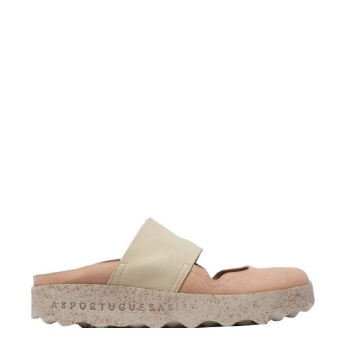 Klapki Asportuguesas CANA L Classic Suede Quartz/Nude P018176012
