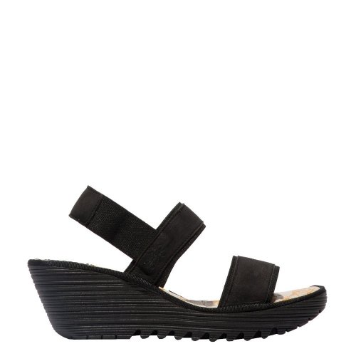 Sandały Fly London YACO 416 Black Cupido P501416000