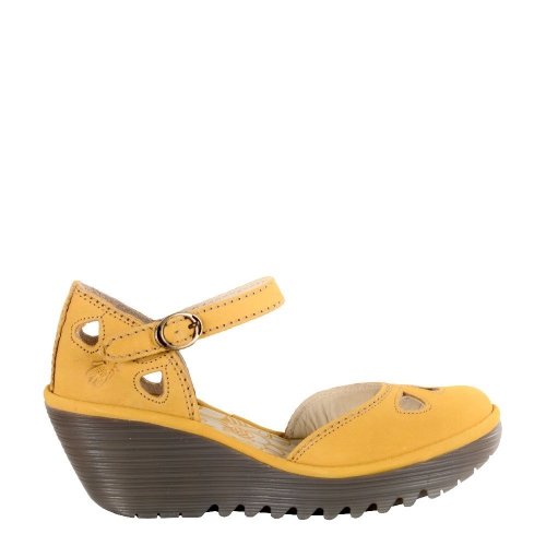 Sandały damskie Fly London YUNA skórzane żółty P500016145