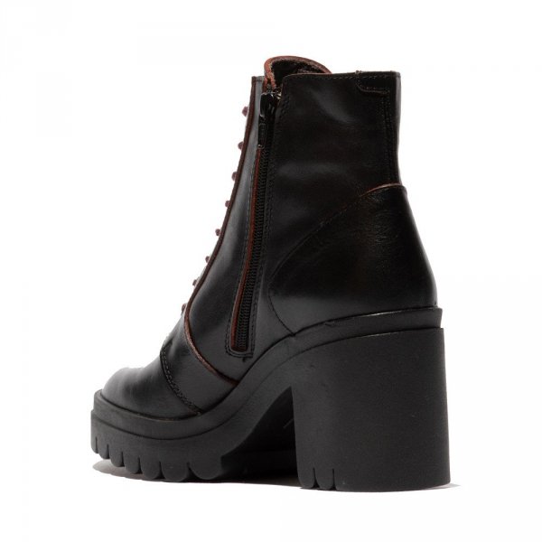 Botki Fly London TYON 802 Black Red Java P144802002