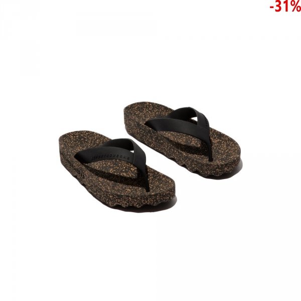 Klapki Asportuguesas FEEL Black P018078001