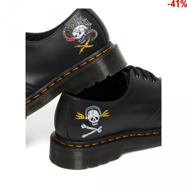 Półbuty Dr. Martens 1461 Souvenir Black Nappa 26932001