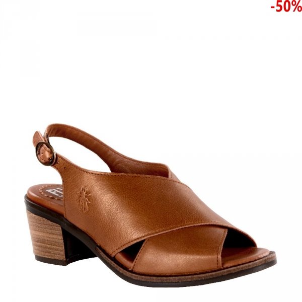 Sandały Fly London ZAKO 438 Tan Janeda P144438003