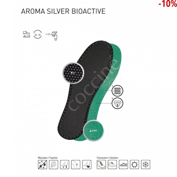 Wkładki AROMA SILVER - BIOACTIVE SHOCK ABSORBER