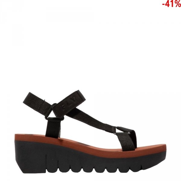 Sandały Fly London YEFA 726 Black Cupido P144726000