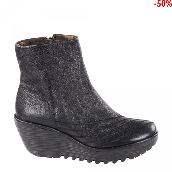 Botki Fly London YENI 062 Mousse Black P501062000