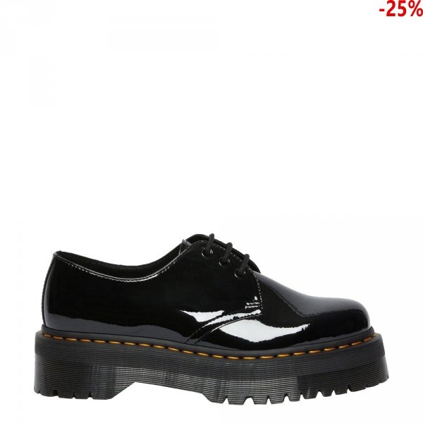 Półbuty Dr. Martens 1461 QUAD PATENT Black Lampert 26647001