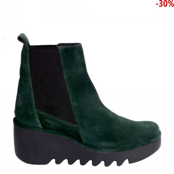 Botki Fly London BAGU 233 Green Forest Oil Suede P501233001