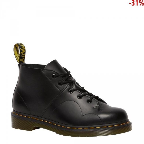 Buty Dr. Martens CHURCH MONKEY BOOTS Black Smooth 26256001
