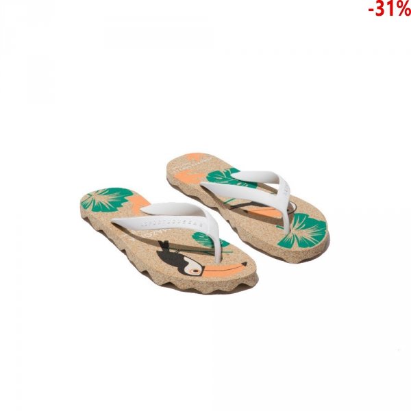 Klapki Asportuguesas AMAZONIA Natural White P018116000