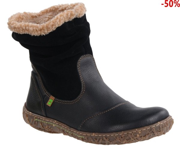 Botki El Naturalista N758 NIDO Black Ocieplane