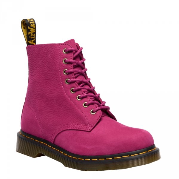 Buty Dr. Martens 1460 Pascal Fuchsia Pink Milled Nubuck RB 42596650