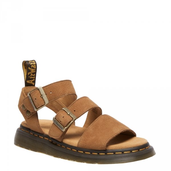 Sandały Dr. Martens GRYPHON Desert Brown Tumbled Nubuck 40625200