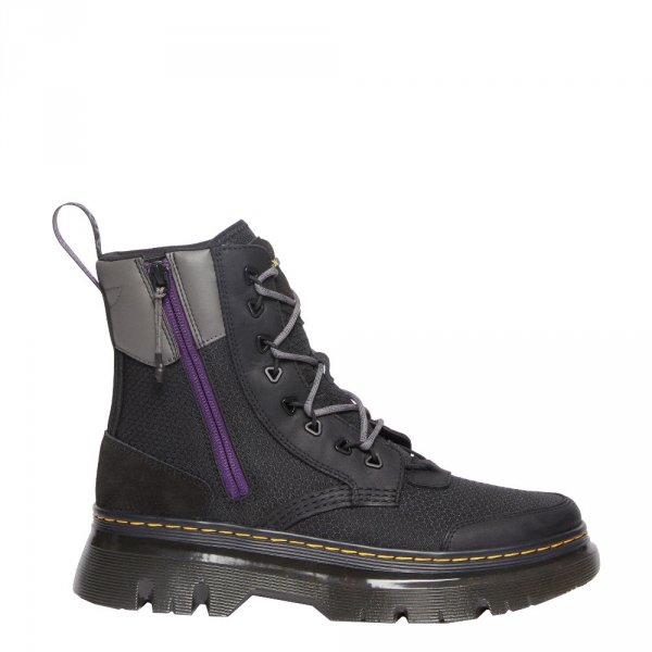 Buty Dr. Martens TARIK ZIP Black Purple Waxed Full Grain &amp; Black 40/60 Recycled 31152001