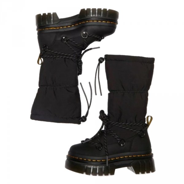 Buty Dr. Martens AUDRICK PADDED HI Black Snowplow Wp &amp; Black Soft Poly 32052001