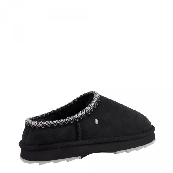 Buty śniegowce Emu AUSTRALIA SHARKY SCUFF skórzane czarny W13179